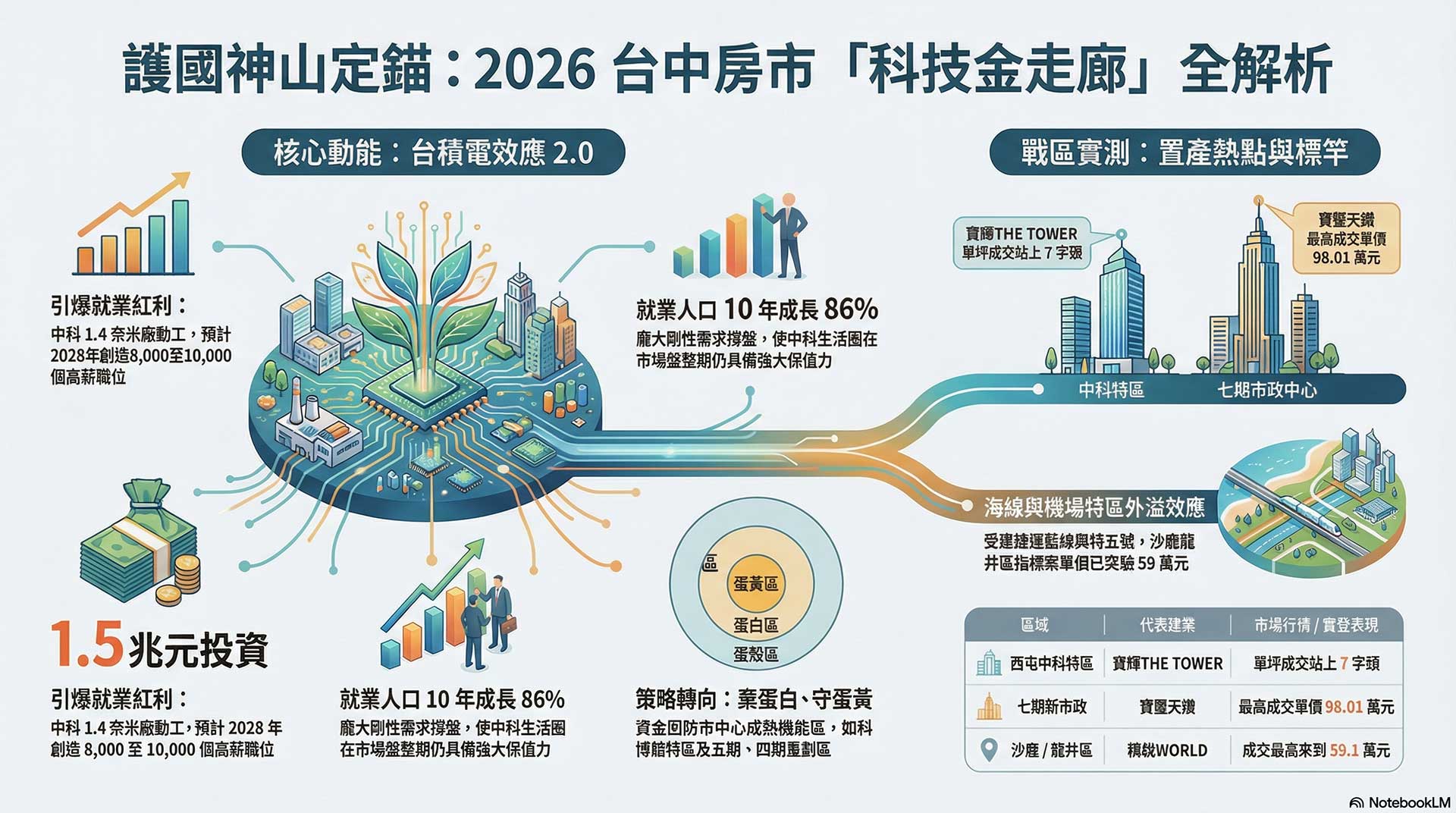 台中科技金走廊示意圖